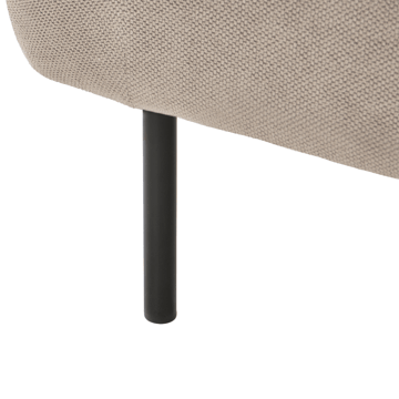 Schäslong Mirmande Vänstervänd - Taupe - Möbler - Sovrum - Dagbäddar