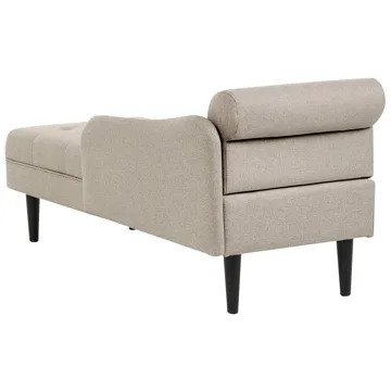 Schäslong Yvoire Vänstervänd - Beige - Möbler - Sovrum - Dagbäddar