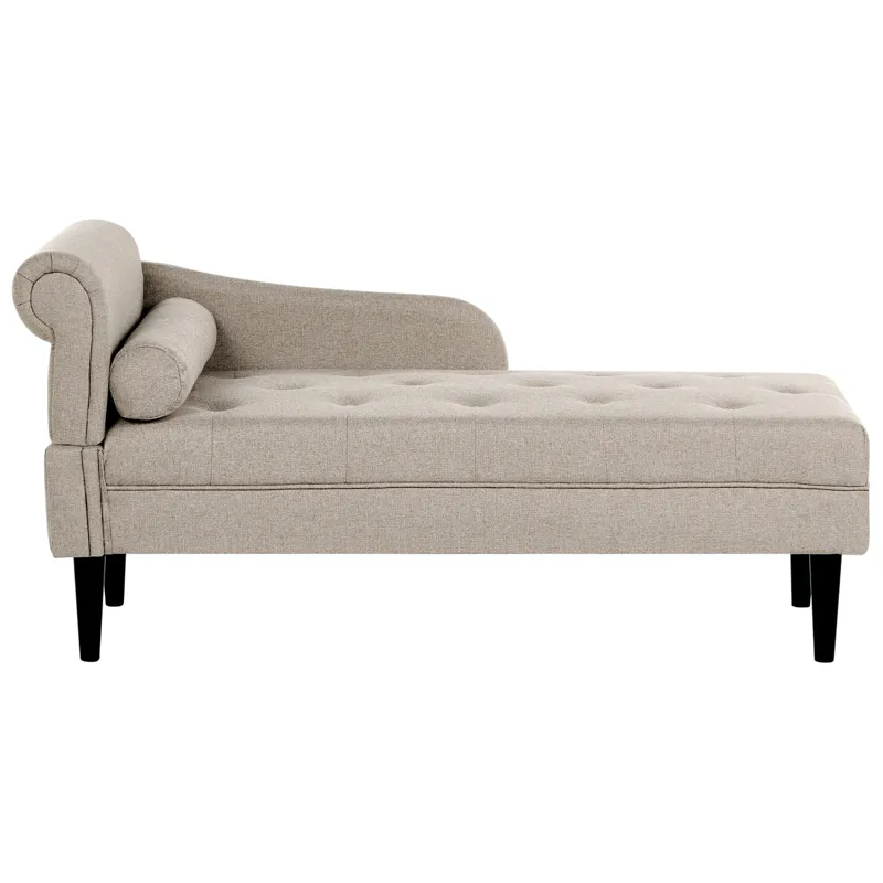 Schäslong Yvoire Vänstervänd - Beige - Möbler - Sovrum - Dagbäddar