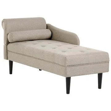 Schäslong Yvoire Vänstervänd - Beige - Möbler - Sovrum - Dagbäddar