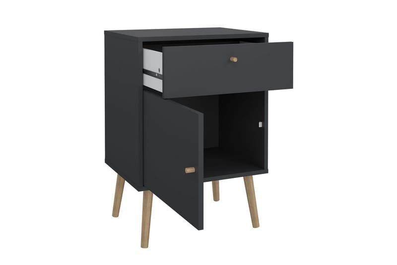 Shinta Sängbord 50 cm - Grå - Möbler - Sovrum - Sängbord