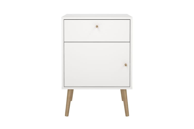 Shinta Sängbord 50 cm - Vit - Möbler - Sovrum - Sängbord