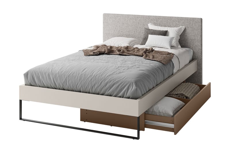 Sigmana Möbelset För Sovrum - Ljusgrå/Beige - Möbler - Sovrum - Möbelset för sovrum