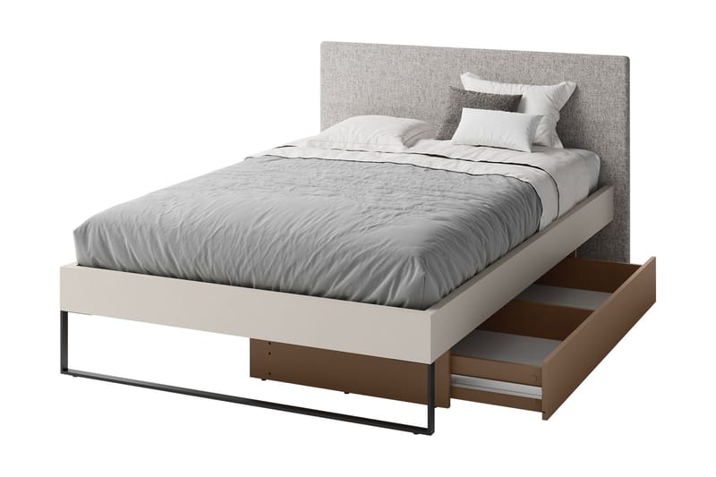 Sigmana Möbelset För Sovrum - Ljusgrå/Brun/Beige - Möbler - Sovrum - Möbelset för sovrum