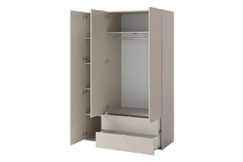 Sigmana Möbelset För Sovrum - Ljusgrå/Brun/Beige - Möbler - Sovrum - Möbelset för sovrum