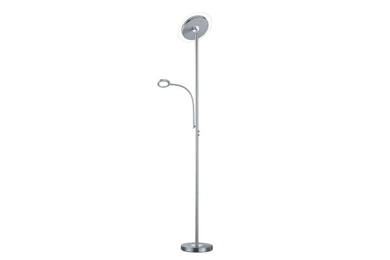 Ackbar LED Golvlampa uplight borstad stål - Borstad stål - Möbler - Sovrum - Sovrumslampa