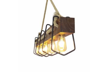 All Design Taklampa - Valnöt - Möbler - Sovrum - Sovrumslampa