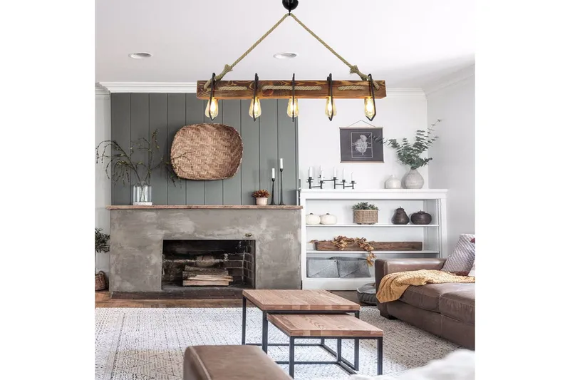 All Design Taklampa - Valnöt - Möbler - Sovrum - Sovrumslampa
