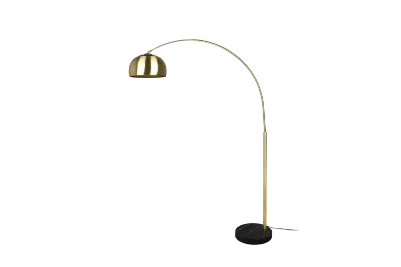 Argentina Golvlampa E27 mattmässing - Matt mässing - Möbler - Sovrum - Sovrumslampa