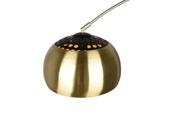Argentina Golvlampa E27 mattmässing - Matt mässing - Möbler - Sovrum - Sovrumslampa