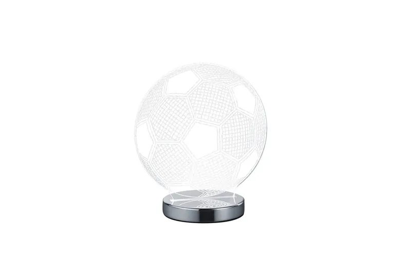 Ball LED Bordslampa krom, Krom