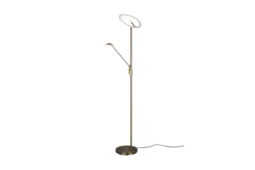 Brantford LED Golvlampa antikmässing. - Mässing - Möbler - Sovrum - Sovrumslampa