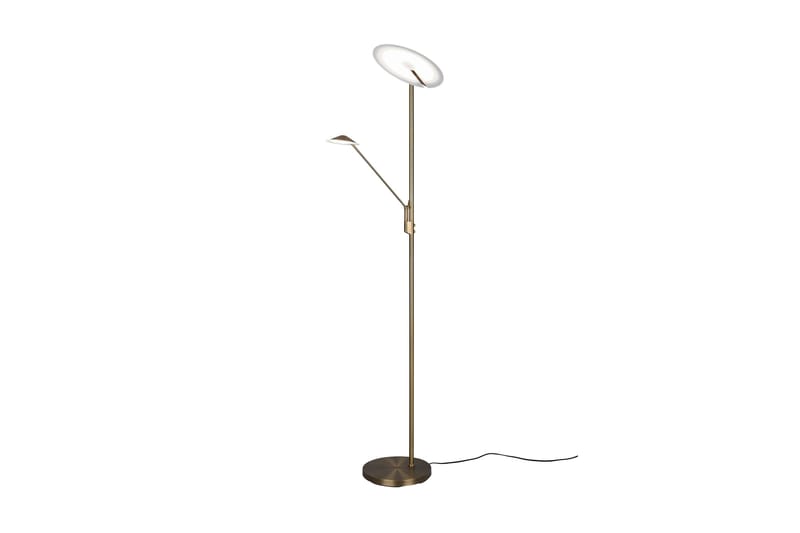 Brantford LED Golvlampa antikmässing. - Mässing - Möbler - Sovrum - Sovrumslampa