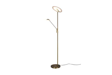 Brantford LED Golvlampa antikmässing. - Mässing - Möbler - Sovrum - Sovrumslampa