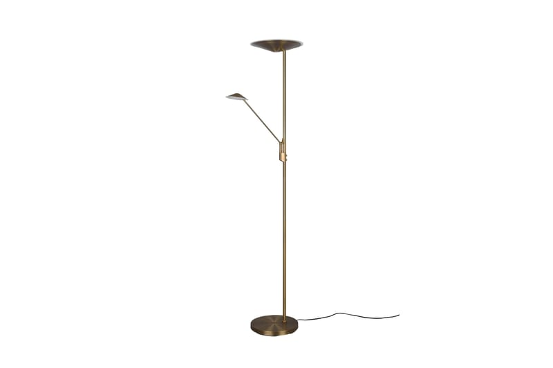 Brantford LED Golvlampa antikmässing. - Mässing - Möbler - Sovrum - Sovrumslampa