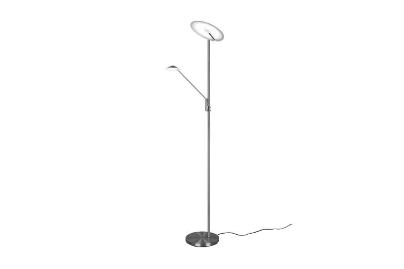 Brantford LED Golvlampa borstad stål - stål - Möbler - Sovrum - Sovrumslampa