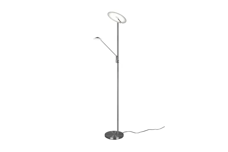 Brantford LED Golvlampa borstad stål - stål - Möbler - Sovrum - Sovrumslampa