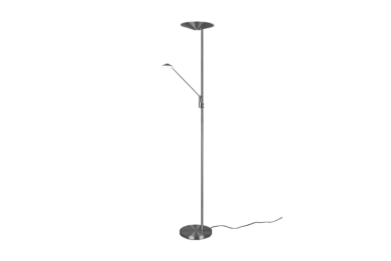 BRANTFORD LED-Golvlampa  Borstat Stål - stål - Möbler - Sovrum - Sovrumslampa