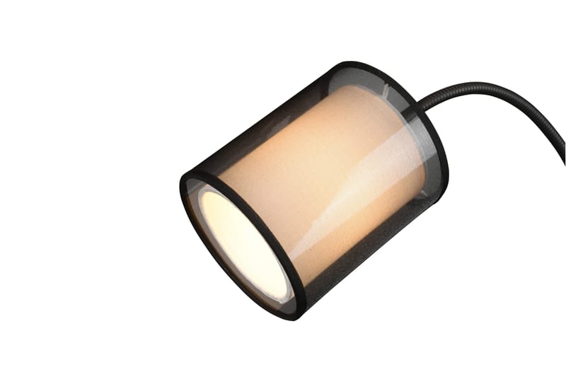 Burton Golvlampa med läslampa E27+E14 mattsvart - Matt svart - Möbler - Sovrum - Sovrumslampa