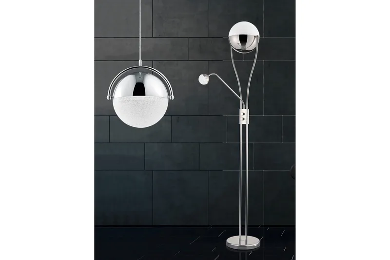 Chris LED Golvlampa uplight - Krom - Möbler - Sovrum - Sovrumslampa