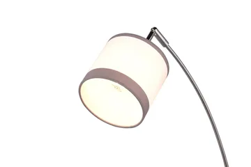 Davos Golvlampa 3L E14 krom/ vit - Krom/Vit - Möbler - Sovrum - Sovrumslampa