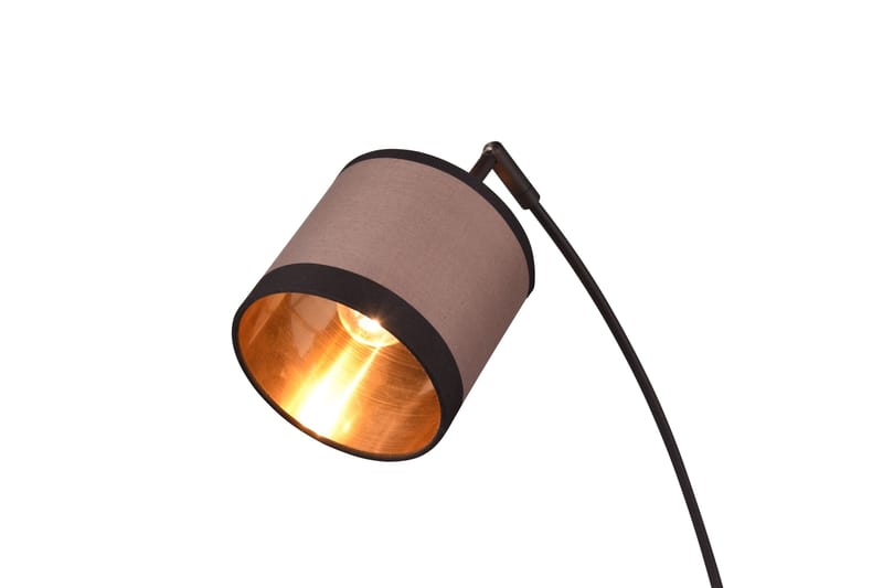 Davos Golvlampa 3L E14 mattsvart/ greige - Matt svart/Greige - Möbler - Sovrum - Sovrumslampa