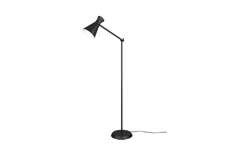 Enzo Golvlampa E27 mattsvart - Matt svart - Möbler - Sovrum - Sovrumslampa