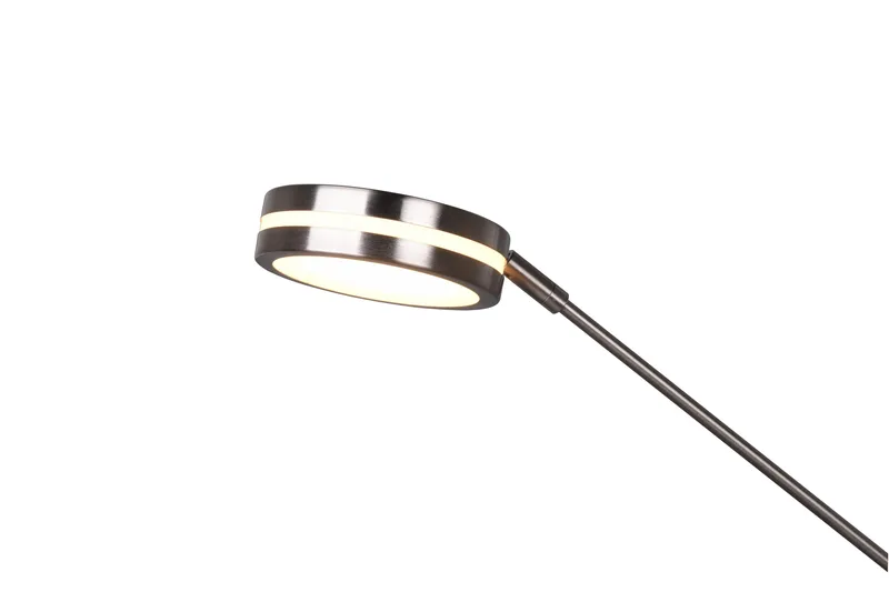 Franklin LED Golvlampa uplight borstad stål - Borstad stål - Möbler - Sovrum - Sovrumslampa