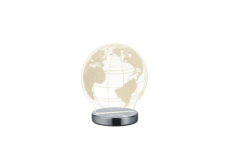 Globe LED Bordslampa krom - Krom - Möbler - Sovrum - Sovrumslampa