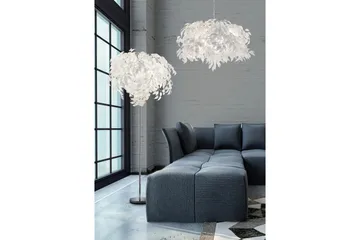 Leavy Golvlampa 3L E14 vit - Vit - Möbler - Sovrum - Sovrumslampa