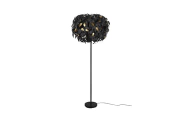 Leavy Golvlampa 3xE14 mattsvart - Matt svart - Möbler - Sovrum - Sovrumslampa