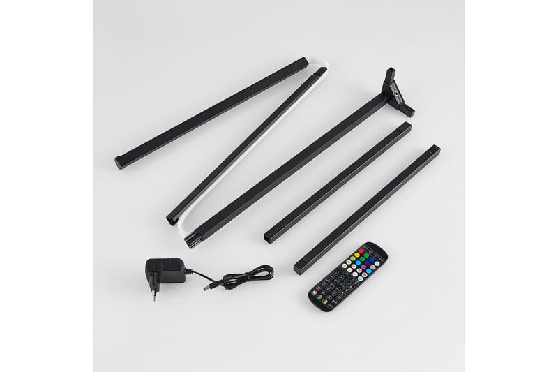 Level LED Golvlampa svart RGB - Svart - Möbler - Sovrum - Sovrumslampa