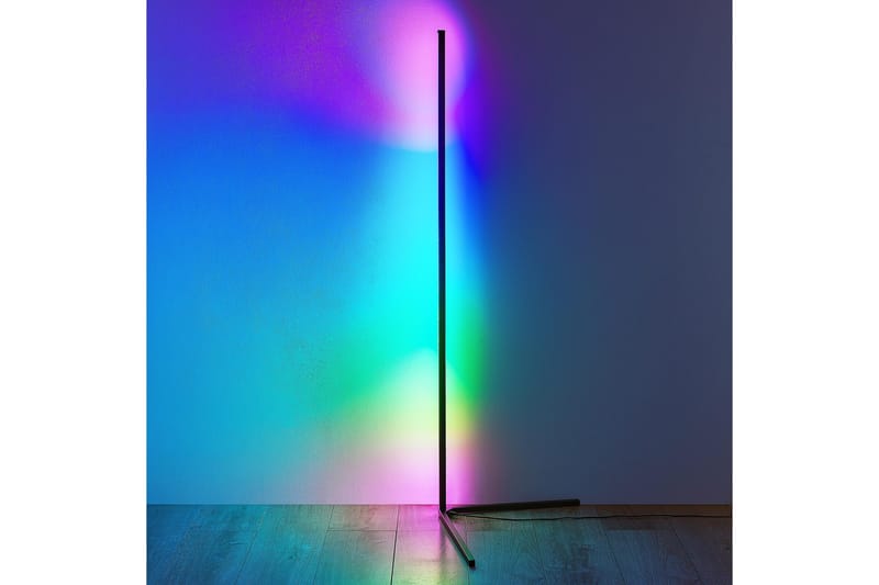 Level LED Golvlampa svart RGB - Svart - Möbler - Sovrum - Sovrumslampa
