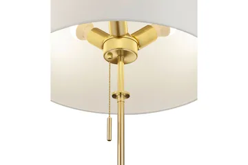 Lyon Golvlampa 3L E27 mattmässing - Matt mässing - Möbler - Sovrum - Sovrumslampa