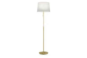Lyon Golvlampa 3L E27 mattmässing - Matt mässing - Möbler - Sovrum - Sovrumslampa