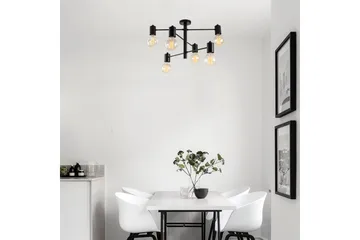 Opviq Hexa Taklampa - Svart - Möbler - Sovrum - Sovrumslampa