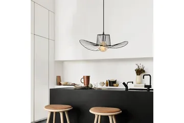 Opviq Tel Taklampa - Svart - Möbler - Sovrum - Sovrumslampa