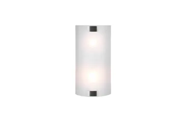 Pura Vägglampa 40cm 2xE27 borstad stål - Borstad stål - Möbler - Sovrum - Sovrumslampa