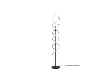 Sequence LED Golvlampa borstad aluminium/ mattsvart - Borstad aluminium/Matt svart - Möbler - Sovrum - Sovrumslampa
