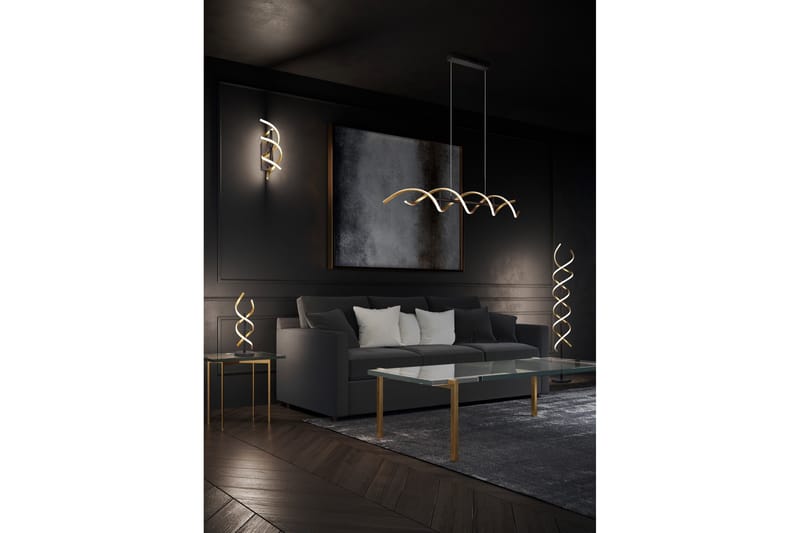 Sequence LED Golvlampa mattmässing/ mattsvart - Matt mässing/Matt svart - Möbler - Sovrum - Sovrumslampa