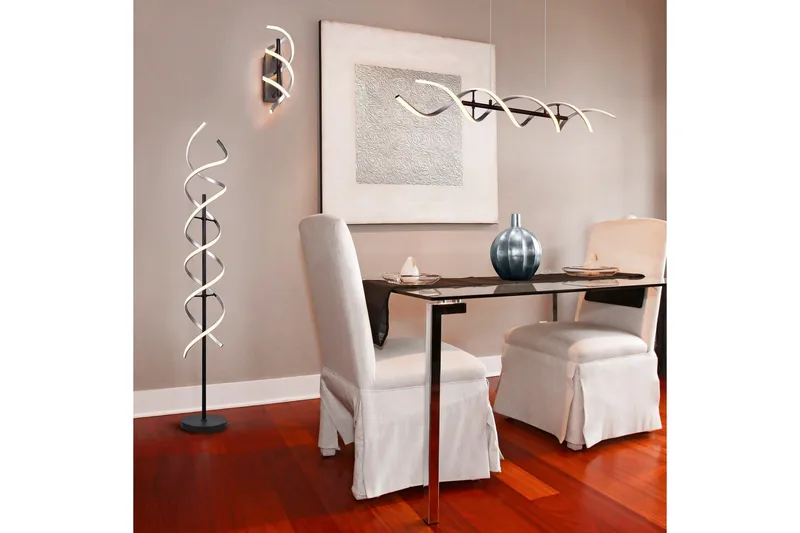 Sequence LED Vägglampa borstad aluminium/ mattsvart - Borstad aluminium/Matt svart - Möbler - Sovrum - Sovrumslampa