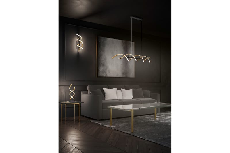 Sequence LED Vägglampa mattmässing/ mattsvart - Matt mässing/Matt svart - Möbler - Sovrum - Sovrumslampa