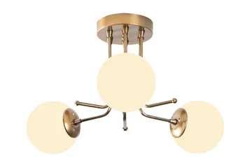 Sheen Taklampa - Guld/Vit - Möbler - Sovrum - Sovrumslampa