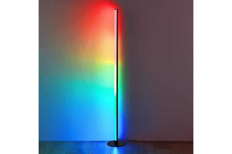 Tendo LED Golvlampa svart RGB - Svart - Möbler - Sovrum - Sovrumslampa