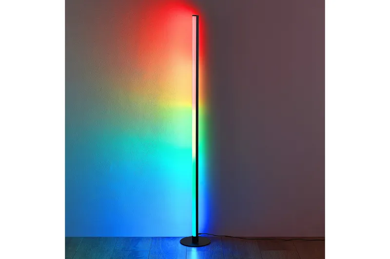 Tendo LED Golvlampa svart RGB - Svart - Möbler - Sovrum - Sovrumslampa