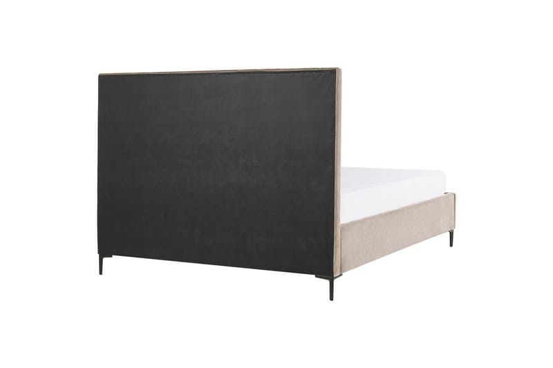 Sovrumsset Sezanne Beige/grå/svart, 180x200 cm, Sammet - Beige/grå/svart, 180x200 cm, Sammet - Möbler - Sovrum - Möbelset för sovrum
