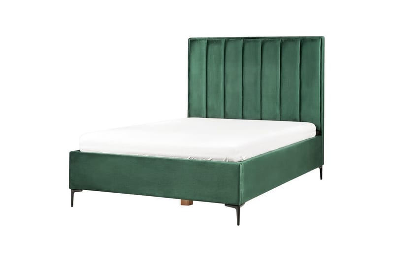 Sovrumsset Sezanne Grön/Svart, 140x200 cm, Sammet - Grön/Svart, 140x200 cm, Sammet - Möbler - Sovrum - Möbelset för sovrum