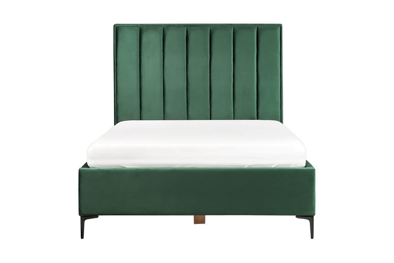Sovrumsset Sezanne Grön/Svart, 140x200 cm, Sammet - Grön/Svart, 140x200 cm, Sammet - Möbler - Sovrum - Möbelset för sovrum