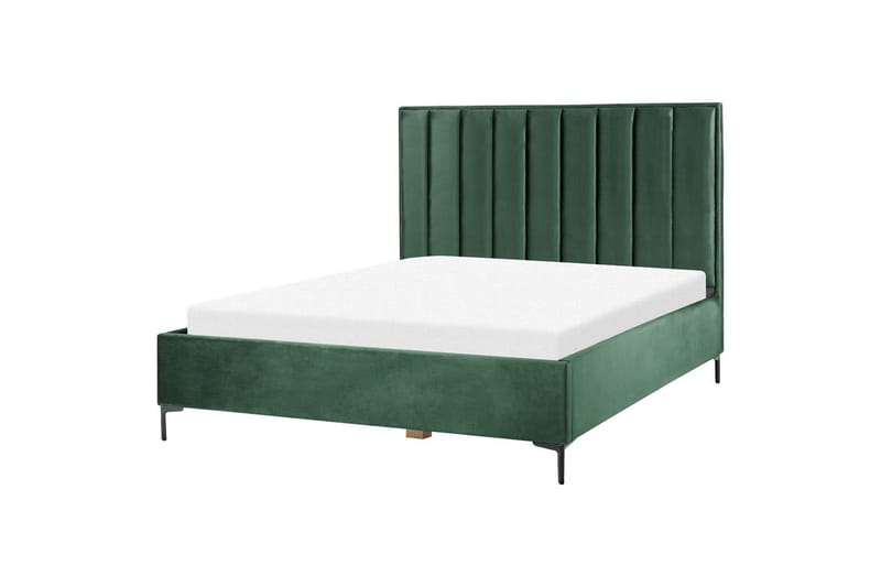 Sovrumsset Sezanne Grön/Svart, 180x200 cm, Sammet - Grön/Svart, 180x200 cm, Sammet - Möbler - Sovrum - Möbelset för sovrum