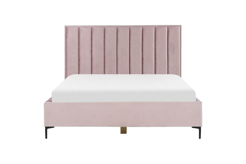 Sovrumsset Sezanne Rosa/Svart, 180x200 cm, Sammet - Rosa/Svart, 180x200 cm, Sammet - Möbler - Sovrum - Möbelset för sovrum